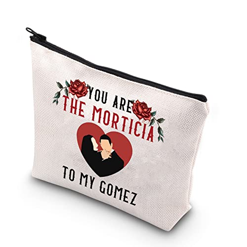 BDPWSS Morticia Cosmetic Bag Gomez Morticia Couple Gift You Are The Morticia To My Gomez Horror Tv Show Fans Gift Theatre Gift (You are Morticia)