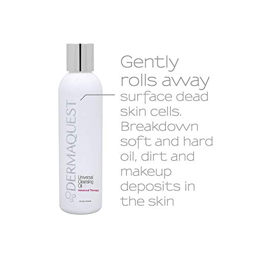 DermaQuest Advanced Therapy Universal Anti Aging Cleansing Oil and Makeup Remover - For Dry, Oily and Sensitive Skin - Nourishes & Soothes - Non-Comedogenic (6oz)