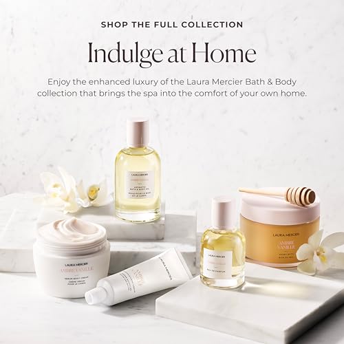 Laura Mercier Serum Body Cream, Moisturizing Serum-Infused, 48HR Hydration, Improves Skin Barrier, Soothes Dry Skin, Shea Butter and Squalane Intensely Nourishes, Bath & Body Set