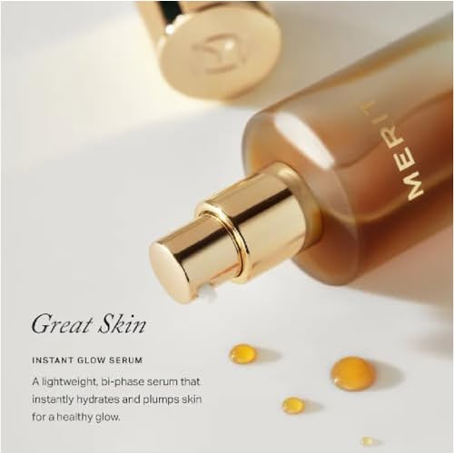 M Great Skin Instant Glow Serum with Niacinamide and Hyaluronic Acid (1.69 oz / 50 ml) + Bonus Acne Patch (36 Pieces) Tea Tree Oil Facial Water Gel