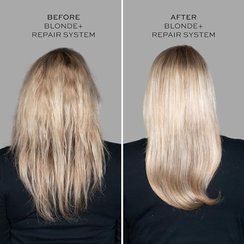 John Frieda Blonde+ Hair Repair System, Conditioner with Bond Building Complex, Restores Moisture and Protects Hair From Further Damage, Step 3 of Hair Repair System, 8.3 Oz