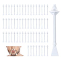 Nose Hair Wax Sticks, 60 Pcs Nose Wax Applicator Sticks with Disposable Spatulas, Nose Hair Removal & Nostril Cleaning, Nose Ear Hair Removal Wax for Men Women, Painless