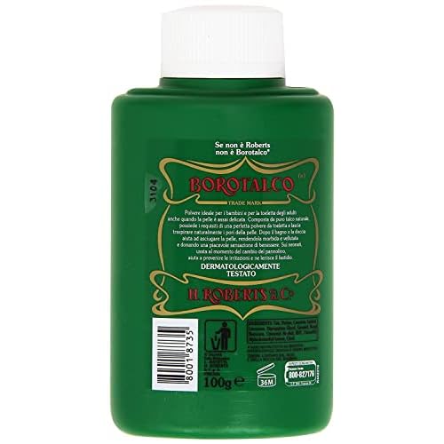 Roberts Borotalco Powder - The best Talcum Powder ever - 100 gram travel size