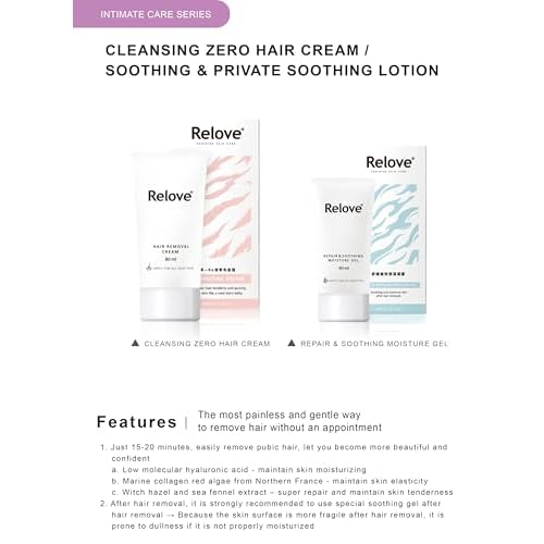 Relove CLEANSING ZERO HAIR CREAM 80ml (hair remover)