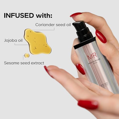 Codeage Maison Rouge Brightening Face Cream Glutathione Cream, Collagen Peptides, Vitamin E, CoQ10 ? Radiance & Antioxidant Complex ? Refillable ? Paraben- Free ? All Skin Types ? 1.7 fl oz