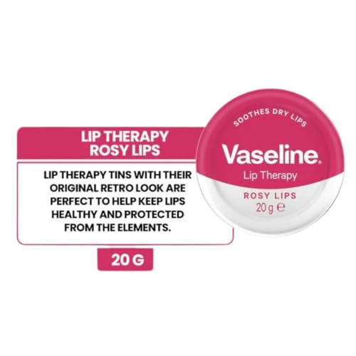 Vaseline Lip Therapy Rosy Lips with Rose and Almond Oil 20g, 1 Unit