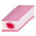 Adofect 30 Pieces Peach Moisturizing Collagen Lip Masks Crystal Lip Care Gel Pads Patches, Mouth & Lips Age Defying Masques - Great for Anti-Chapped, Anti-Wrinkle, Plump Your Lips, Rose Red