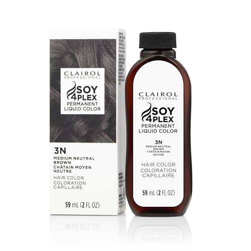 Clairol Professional Permanent Liquicolor for Medium Brown to Red Violet Brown Hair Color with 100% Gray Coverage | Packaging May Vary
