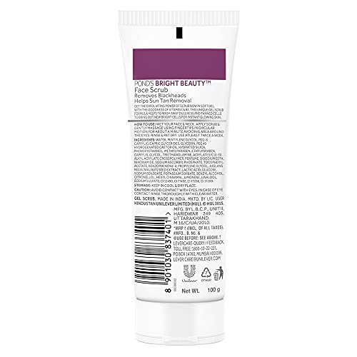 POND'S White Beauty Tan Removal Face Scrub 100gm