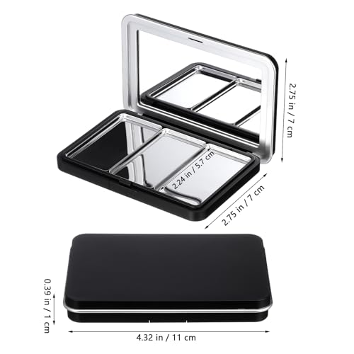 Luxshiny Empty Eyeshadow Palette: Refillable Magnetic Makeup Palette with Mirror for Eyeshadow Powder Blush Lipstick Highlight - Compact Travel Size
