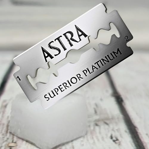 The Shave Factory Premium Shaving Set - Astra Platinum Double Edge Safety Razor Blades (100)
