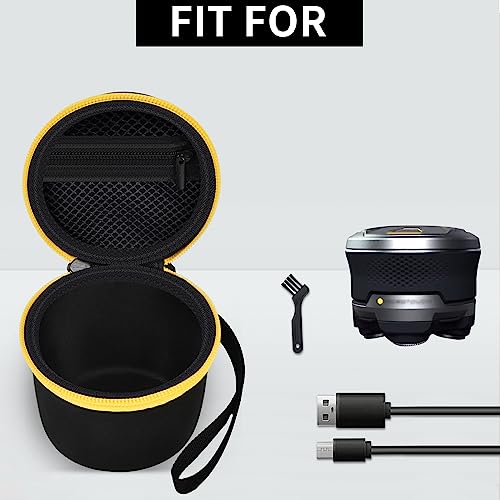 Hard Case Compatible with Wyklaus/ for Microtouch/ for SOLIMPIA/ for Tustow/ for Redbreak Titanium Head Shavers for Bald Men, Travel Electric Razor Storage Box for Grooming Kit (Bag Only) (Black)