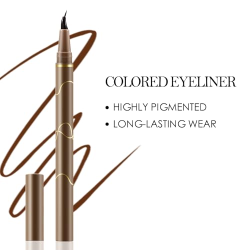 Boobeen Liquid Eyeliner Pen, Matte Eye Liner with Precision CurveTip, Long Lasting Eyeliner Pencil for Bold Eye Makeup, Glides on Smoothly
