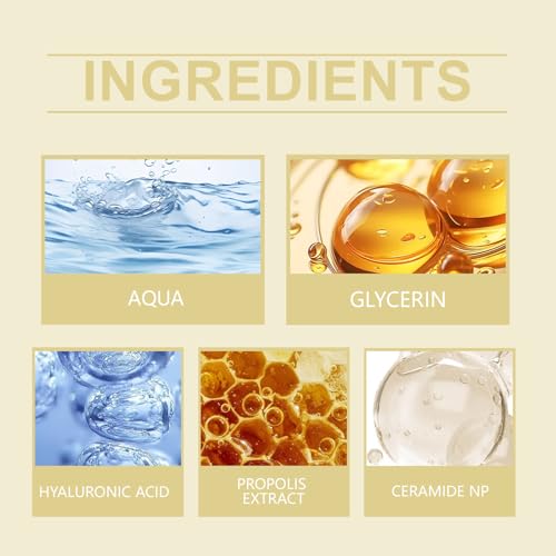 Toner for Face, Hydrating Face Toner with Propolis Extract & Hyaluronic Acid, Nourishing & Soothing, Skin Care for Radiant Glass Skin, 3.38 Fl. Oz