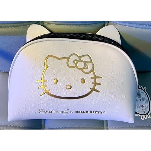 The Creme Shop x Hello Kitty Golden Icon Makeup Pouch Limited Edition