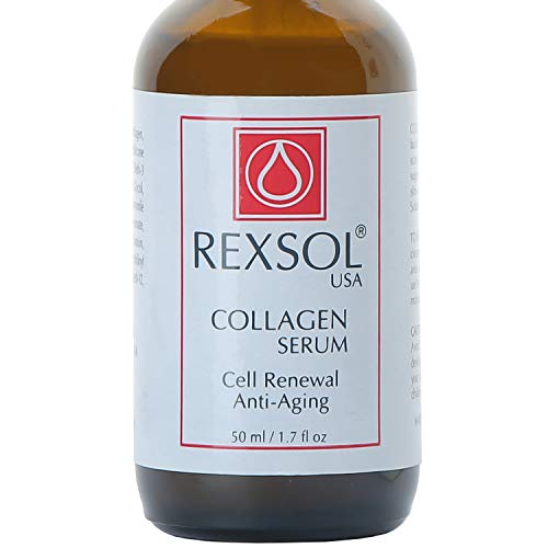 REXSOL Collagen Serum | With Vit C&E | Effective Anti Aging Serum For Face Care & Age Spot Remover | Anti Wrinkle Serum & Anti Aging Face Serum With Hyperpigmentation Treatment | Rapid Wrinkle Repair