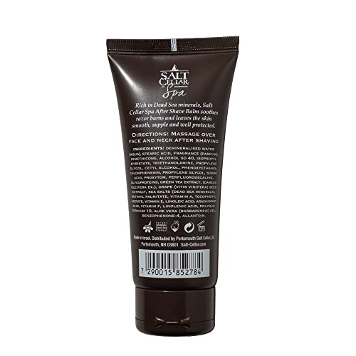 Salt Cellar Dead Sea Aftershave Balm ? All-Natural Men¡¯s After Shave with Botanical Extracts. Soothes Razor Burn, Hydrates Skin, and Absorbs Fast. Paraben-free. (Pack of 1, Dead Sea Minerals)