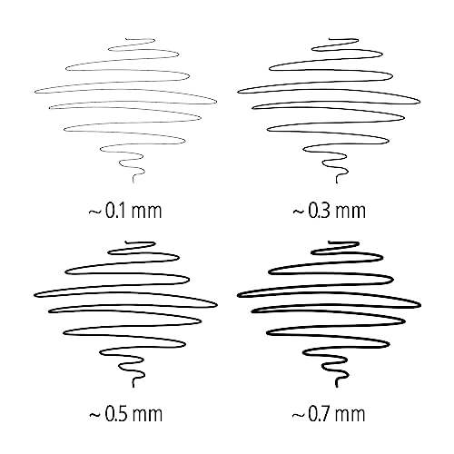 STAEDTLER Pigment Liner 4 Pieces UP, Black (308 A6 WP403)