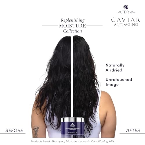 Alterna CAVIAR Anti-Aging Replenishing Moisture Hair Masque | Replenishes Dry, Coarse, Damaged Hair | Sulfate Free