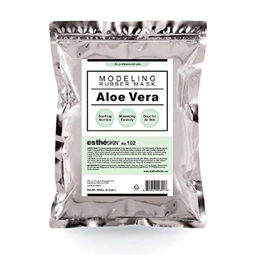 No.102 Aloe Vera Peel Off Type Modeling Rubber Mask Powder for Facial Skin Care Treatment, 35oz