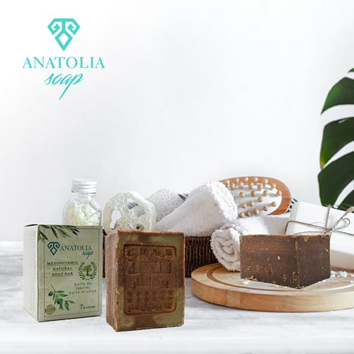 Anatolia Soap Organic Handmade Natural Castille Body For Men Women (%60 Laurel Oil And%40 Olive Oil)