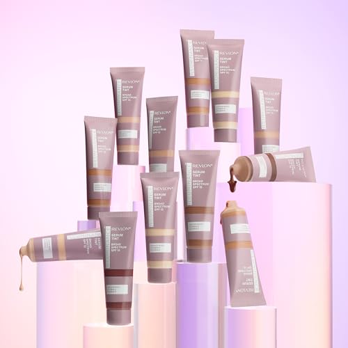 Revlon Illuminance Tinted Serum, Triple Hyaluronic Acid, Evens Out Skin Tone Over Time and Hydrates All Day, SPF 15, 209 Buff Beige, 0.94 fl oz.