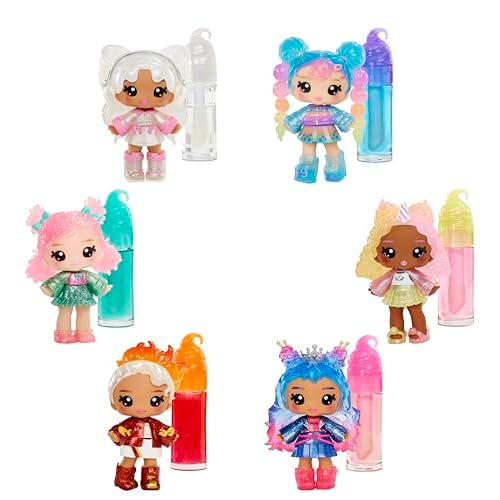 Yummiland Lip Gloss Doll - Britney Boba, with DIY Lip Gloss Kit, Ages 4+