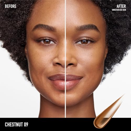bareMinerals Complexion Rescue Tinted Moisturizer for Face with SPF 30, Full Size, Chestnut 09, Vegan, Cruelty-Free & Dermatologist-Tested