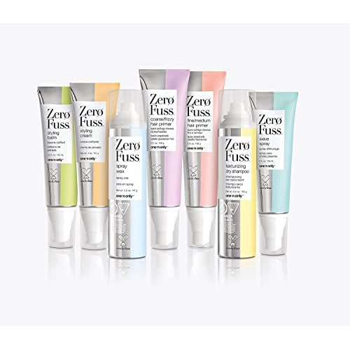 one 'n only Zero Fuss Styling Balm, Lightweight with All Day Flexibility, For Hair Types, Enhances Natural Shape, Texture, Wave, and Curl, Adds Smoothness Shine, 4.5 Fl. Oz
