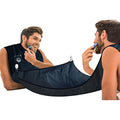 My Perfect Goatee Beard Bib Apron for Men - Hair Clippings Catcher for Shaving - Attaches to Mirror with Suction Cups - Waterproof Cape with Storage Pouch - Adjustable Neck Strap