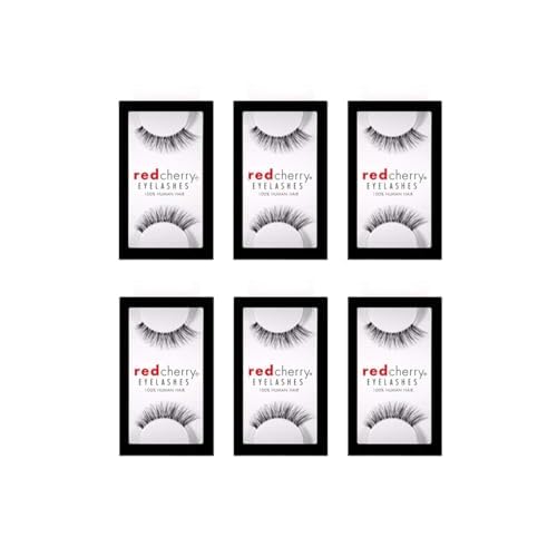 Red Cherry False Eyelashes Nude Onyx (Pack of 6)