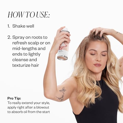 IGK JET LAG Invisible Dry Shampoo Travel | Weightless + Refresh Style | Vegan + Cruelty Free | 2 Oz