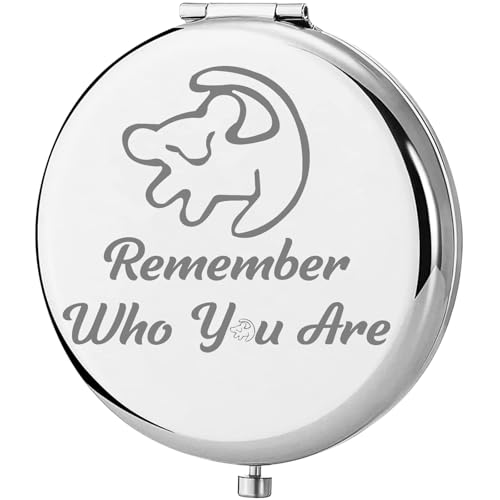 TGBJE Lion Quote Pocket Mirror Remeber Lions Gift for Her (Remember Mirror)