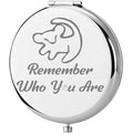 TGBJE Lion Quote Pocket Mirror Remeber Lions Gift for Her (Remember Mirror)