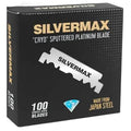 Silvermax from The Shave Factory Japan Steel Single Edge Razor Blades 100 pcs