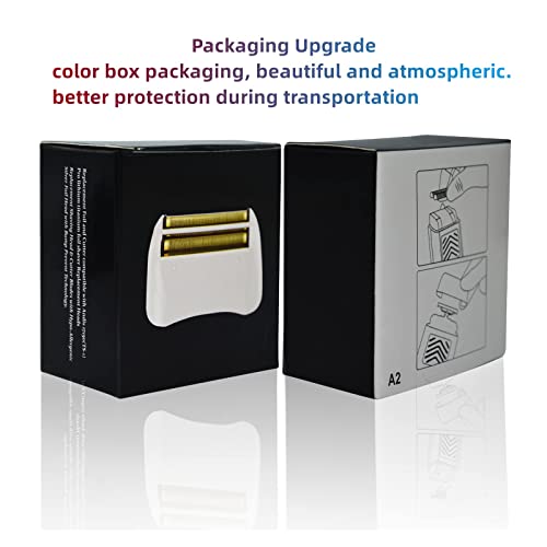 Pro Shaver Replacement Foil and Cutters compatible with andis 17150(TS-1)/17155/17200 shaver ProFoil Lithium replacement" Silver 2 Pack