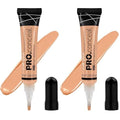 L.A. Girl Pro Concealer, Natural, 0.28 Ounce (LAX-GC972-A) (Pack of 2)