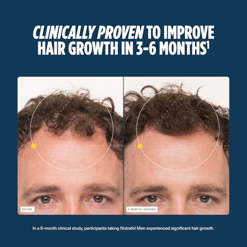 Nutrafol Women's Balance Hair Growth Supplements, for Ages 45+, Clinically Proven for Visibly Thicker Hair and Scalp Coverage, Dermatologist Recommended - 2 Month Supply, 2 Refill Pouches