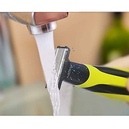 INVODA Men's Electric Shaver & Beard Trimmer - Rechargeable Wet/Dry Razor with 3 Precision Guards, Skin Protector Waterproof Cordless Grooming Kit for Face & Body
