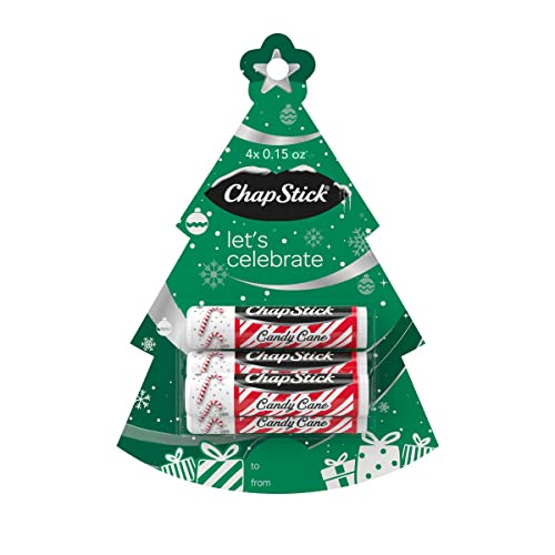 ChapStick Holiday Let?¢æ¢âs Celebrate Christmas Tree Lip Balm Gift Set for Lip Care - 0.15 Fl oz (Pack of 4)