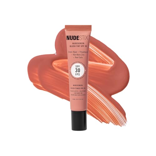 Nudestix Nudescreen Blush Tint SPF 30 ? Multi-Use Liquid Blush for Cheeks, Eyes & Lips with Mineral Sunscreen | Broad-Spectrum UVA/UVB & Blue Light Protection