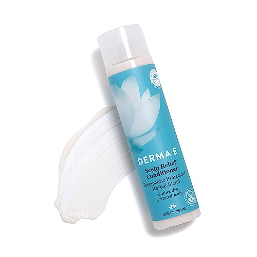 Derma E Scalp Relief Conditioner with Psorzema Herbal Blend ? All Natural Scalp Treatment & Dandruff Conditioner ? Soothes Itchy Scalp and Promotes Scalp Health, 10 Fl Oz (Pack of 1)