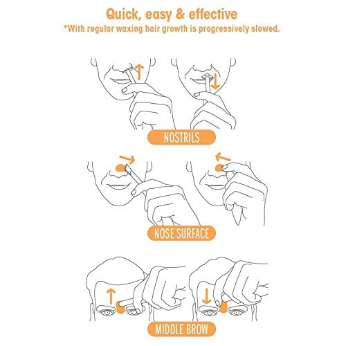 Nad's Nose Wax Kit for Men & Women - Waxing Kit for Quick & Easy Nose Hair Removal, 1 Count