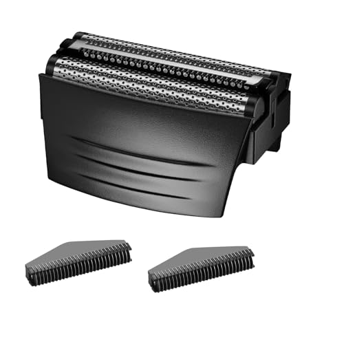 Replacement Shaver Foil Compatible with Remington Electric Shaver TITANIUM-X Flex & Pivot Foil and Cutter for F5800 & F7800, Replacement Heads Fit for Remington F4900, F5800 and F7800 (1 Pcs)