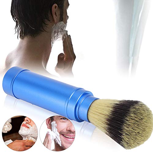 Shaving Brush Blue Handle Designed For The Best Shaving Experience Of Your Life. Suitable For Safety Razors, Double Razors, Straight Razors Or Straight Razors