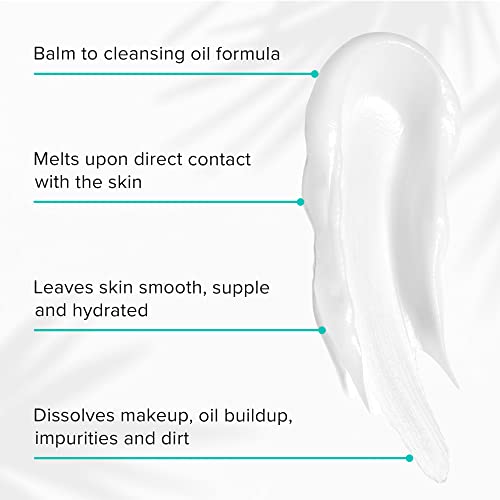 ClarityRx Balm It Off Facial Cleanser, Natural Plant-Based Pre-Cleanser for All Skin Types, Gently Dissolves Makeup, Dirt & Excess Oil (3 oz)