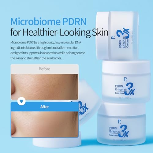 3X PDRN Enhance Cream | Korean Aesthetic Spa Barrier Recovery | 3rd Gen Vegan-Friendly PDRN | Tranexamic Acid 10,000ppm + Trehalose | Post-Treatment & Device Use Comfort | 1.69 fl.oz