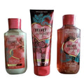 Bundle Pack Bath Body Works VELVET SUGAR Body Lotion, Body Cream & Shower Gel TRIO Pack