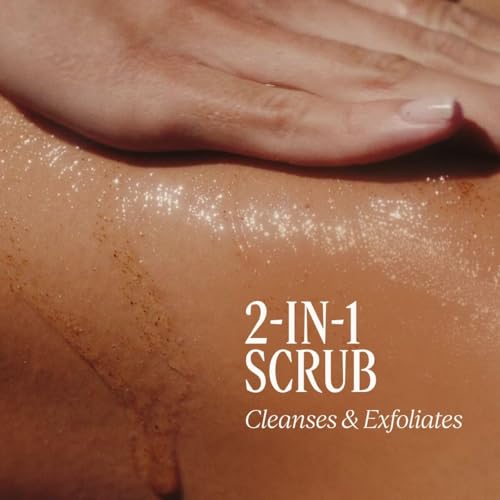 L¡¯Occitane Almond Shower Scrub, 2-In-1 Exfoliating Body Wash with Nourishing Oil Removes Dead Skin Cells & Cleanses for Smooth, Soft & Radiant Skin