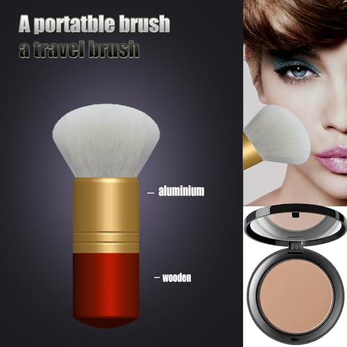 OYE A Set Of Goat Hair Makeup Brush Is More Than Just Goat Hair like Horse Hair makeup brushes and snythetic foundation brush with red handle and white goat hair as the best gift for birthday
